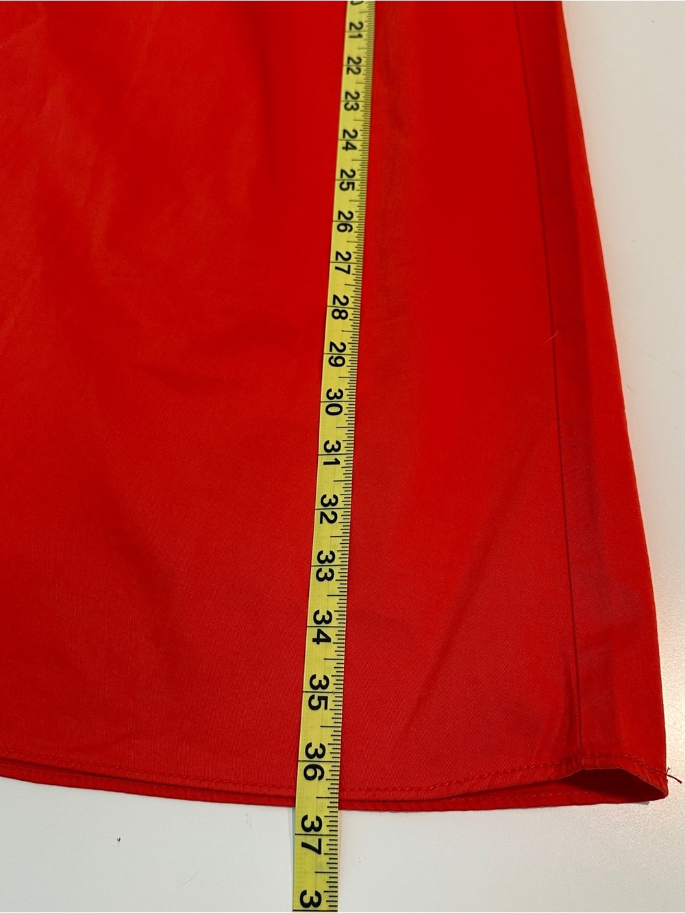 Loft Red Elastic Waistband With Strings Maxi Skirt Sz XS - Picture 5 of 7